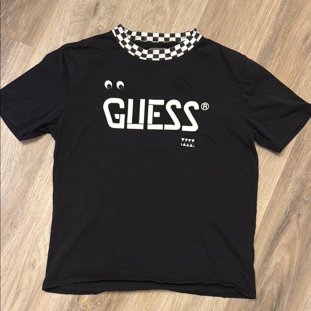 Guess J Balvin Vibras Album Y2K tshirt Men's sz Sm EUC